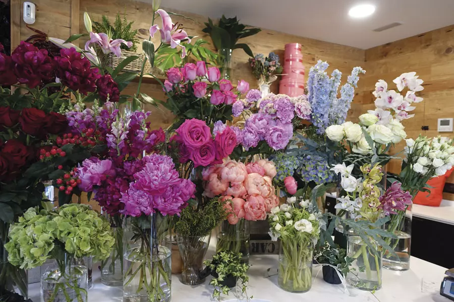 Flores frescas en Flor de Almibar